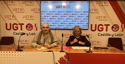 Tomás Pérez y Pilar Gutiérrez, en rueda de prensa