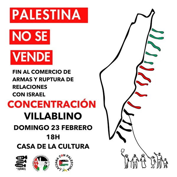Villablino febrero PALESTINA NO SE VENDE