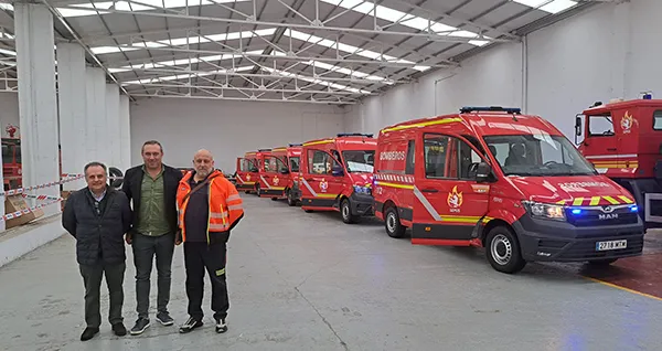 Recepción vehículos para el SEPEIS