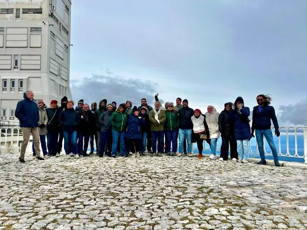 equipo RES-MAB en la cima del Mont-Ventoux