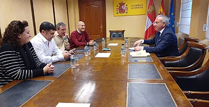 Nicanor Sen recoge las demandas de los transportistas de Castilla y León