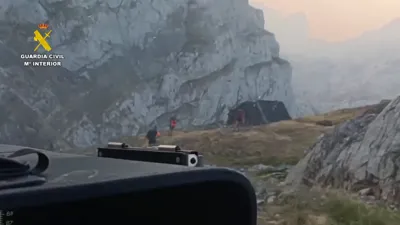 video incendio collado