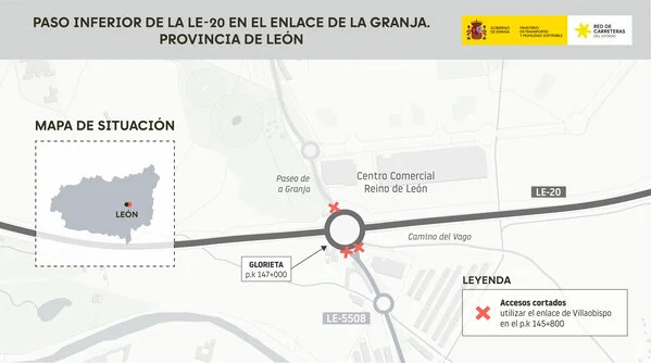 260710 NP LEON obras paso inferior La Granja