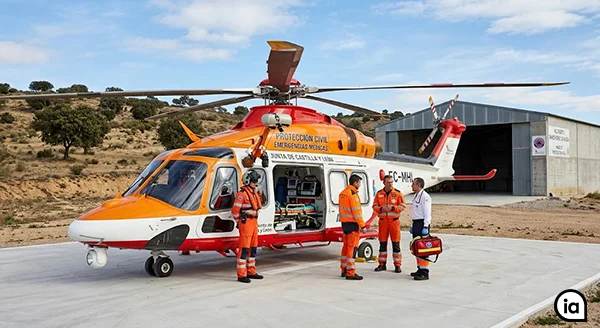 HELICOPTERO MEDICALIZADO