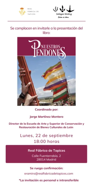 Invitación_Presentación del libro Nuestros Pendones