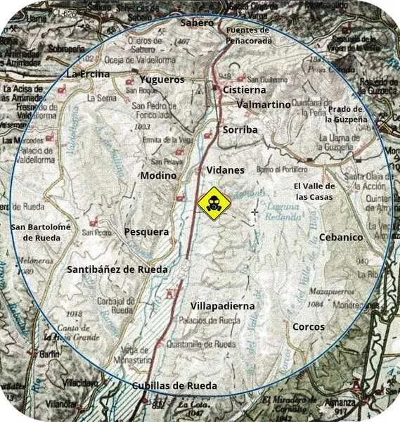 10 kms alrededor de Vidanes