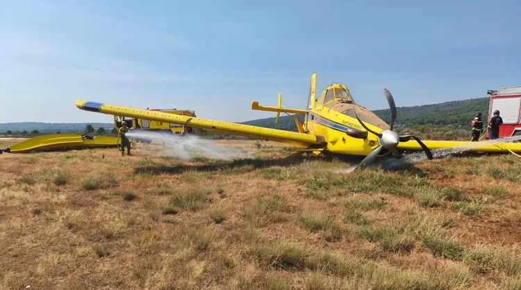 AVIONETA SINIESTRADA