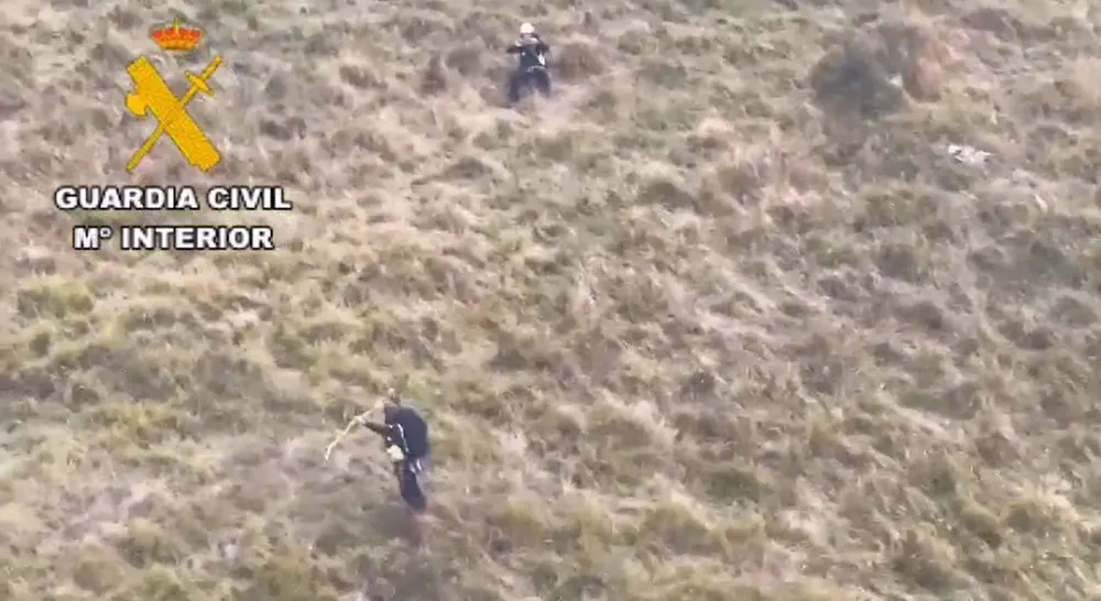 dispositivo para buscar al hombre desaparecido en Picos de Europa - GUARDIA CIVIL