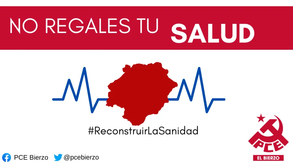 'No regales tu sanidad'