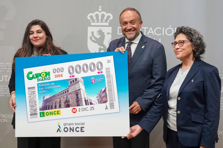 PRESENTACION DEL CUPON DE LA ONCE DEDICADO AL PALACIO DE LOS GUZMANES