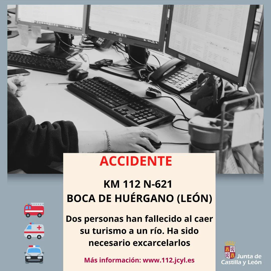ACCIDENTE DE TRAFICO EN BOCA DE HUERGAMO