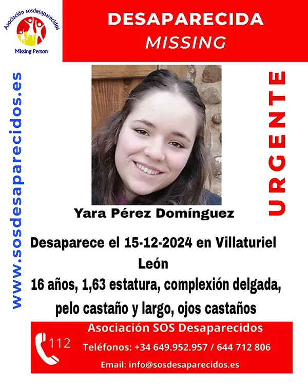 YARA PEREZ DOMINGUEZ-SOS DESAPARECIDOS