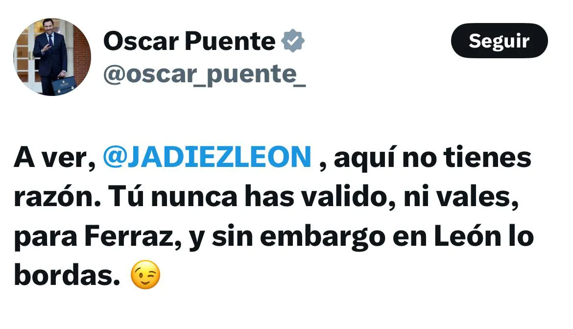 OSCAR PUENTE EN X