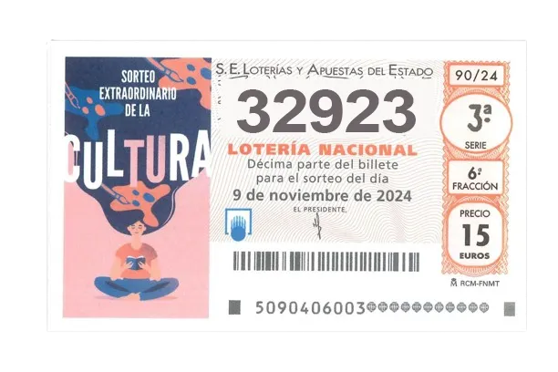 SORTEO DE LA CULTURA NOVIEMBRE 2024