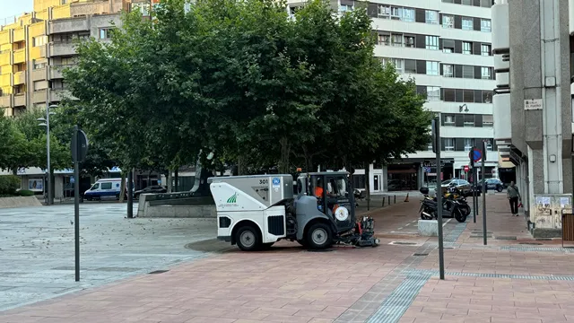 Vehículo de limpieza Ayuntamiento de León