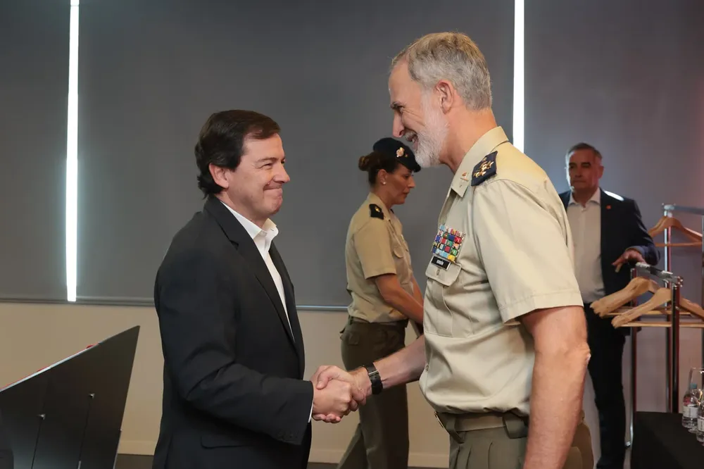 FELIPE VI CON MAÑUECO - JCYL