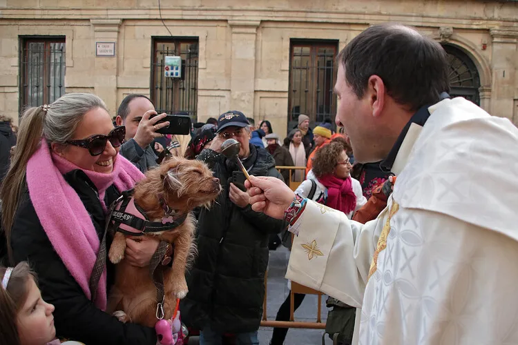 BENDICION DE MASCOTAS POR SAN ANTON EN LEON