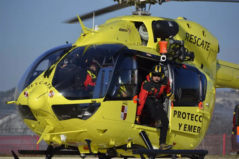 Helicóptero del Grupo de Rescate de la Junta. - JCYL