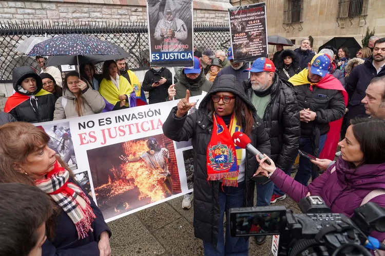 PROTESTA DE VENEZOLANOS EN LEON