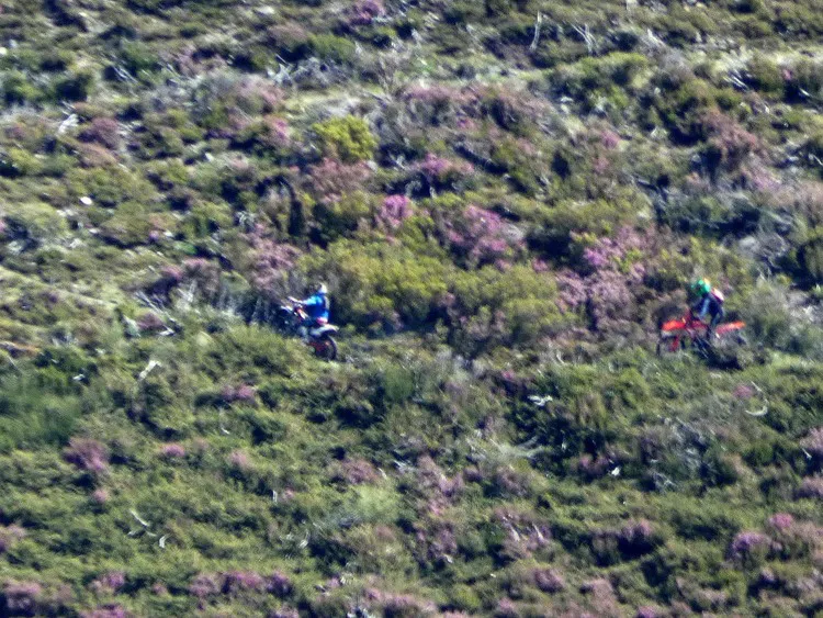 MOTOS INTERCEPTADAS EN LA ROBLA