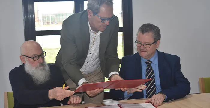 FIRMA DEL ACUERDO CON LA RIBERA ALTA DEL PORMA