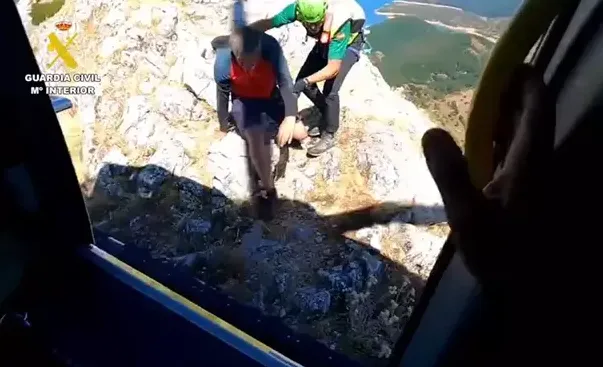 MONTAÑERO RESCATADO EN EL PICO GILBO