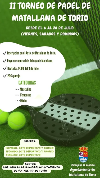 TORNEO DE PADEL DE MATALLANA DE TORIO