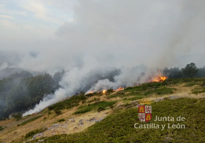 incendio en olleros de alba