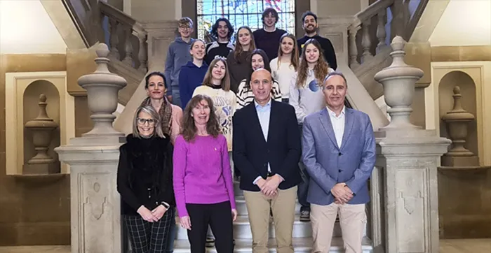 RECEPCION A ESTUDIANTES DE LOVAINA