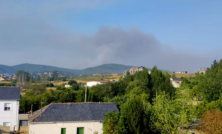INCENDIO EN ARGAYO DEL SIL