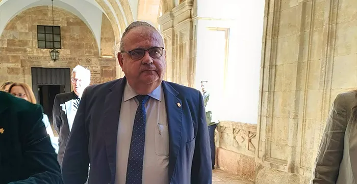 El consejero de Sanidad. Alejandro Vázquez, en Salamanca