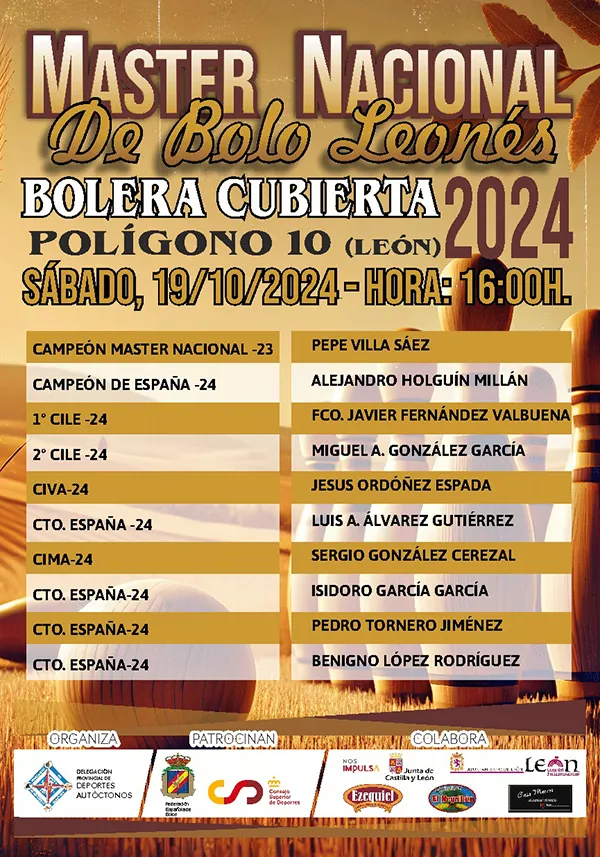 MASTER NACIONAL DE BOLO LEONES