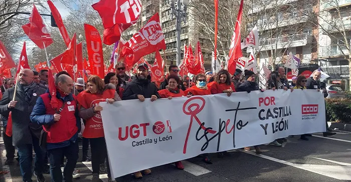 MANIFESTACION EN VALLADOLID
