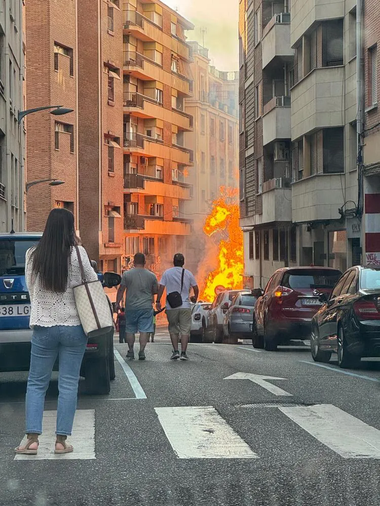 EXPLOSION DE GAS EN ZAMORA