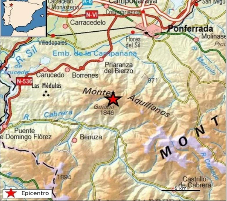Terremoto en el Bierzo