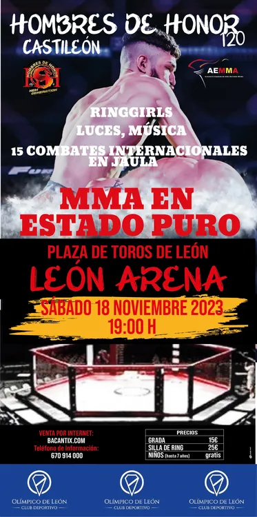 CARTEL VELADA MMA LEON