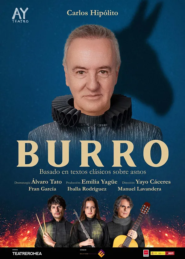 BURRO CON CARLOS HIPOLITO