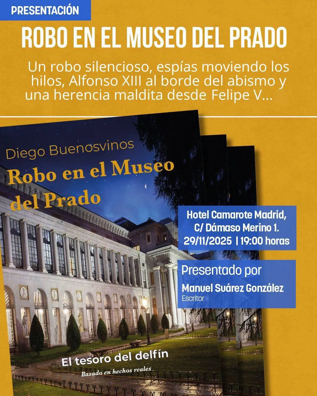 PRESENTACION EN LEON DE ROBO EN EL MUSEO DEL PRADO