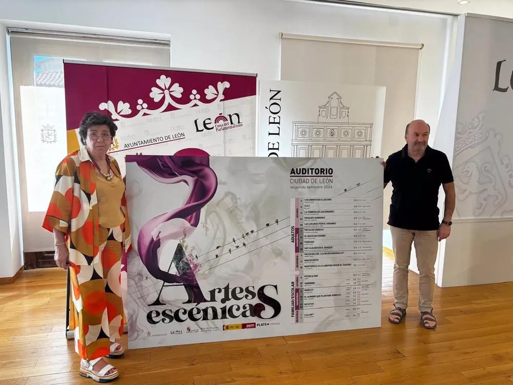 Los responsables municipales presentan la programación escénica para el Auditorio de León