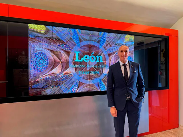 EL ALCALDE DE LEON EN ROMA