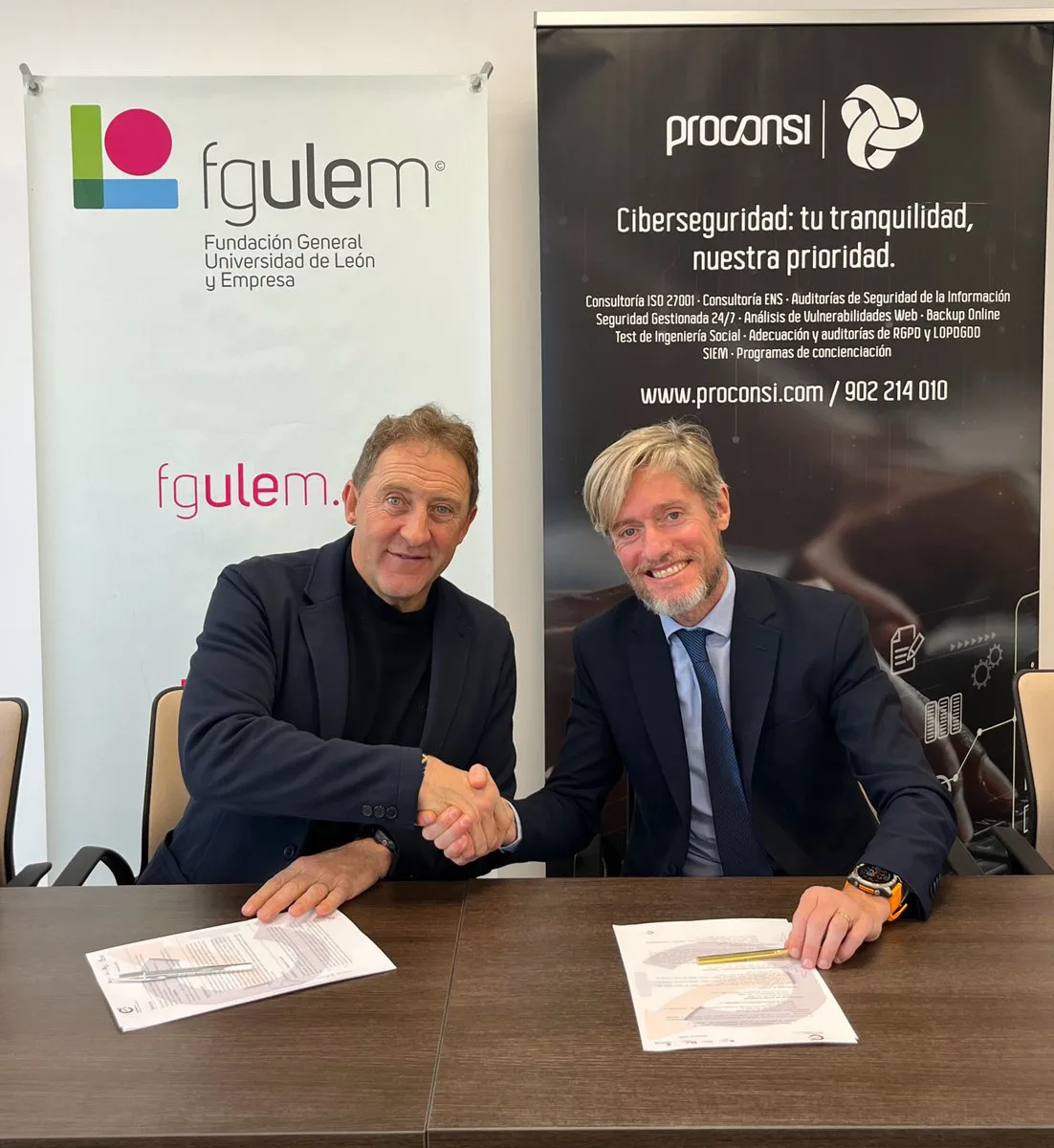 FIRMA DEL ACUERDO ENTRE FGULEM Y PROCONSI