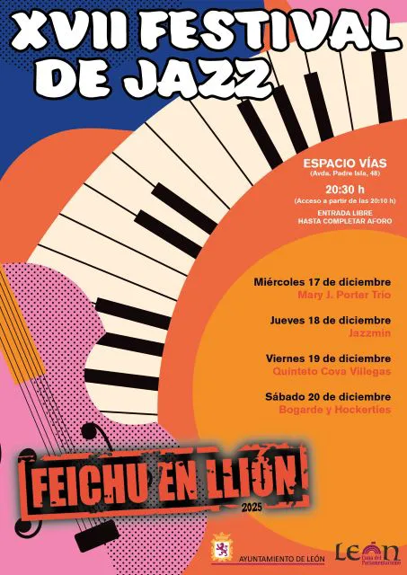 CARTEL XVII Festival de Jazz Feichu en Llión web