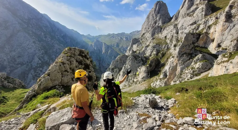 Imagen del rescate - JCYL