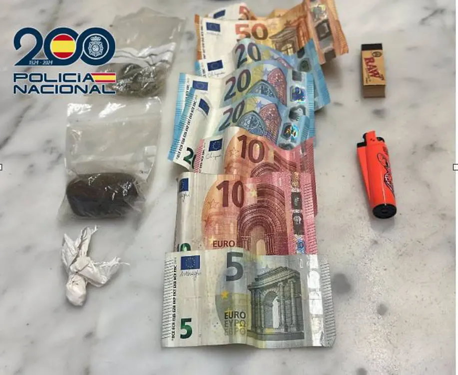 DROGA Y DINERO INCAUTADO