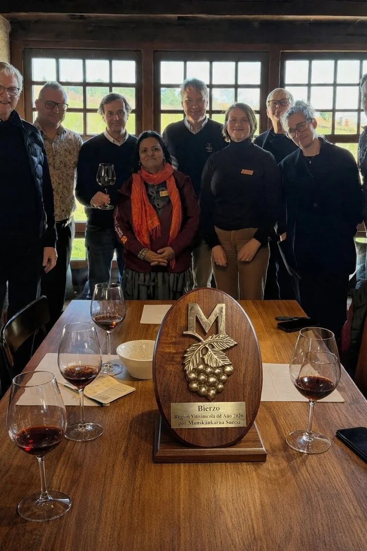 Munskänkarna, nombra a la Denominación de Origen Bierzo Región Vitivinícola del Año 2026