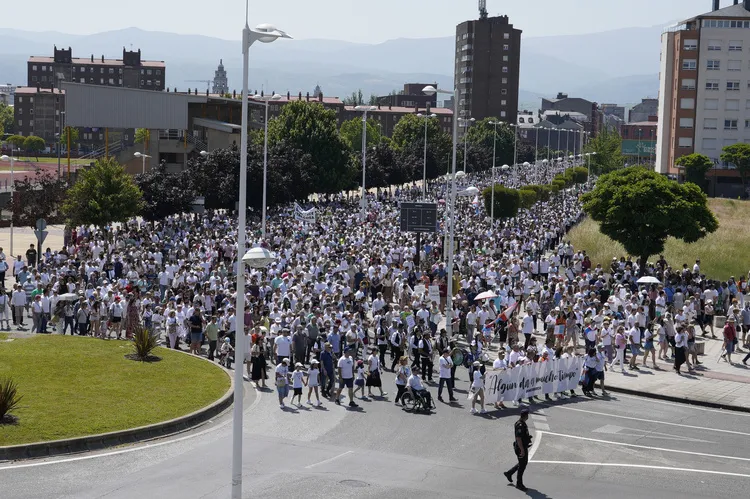 MANIFESTACION DE ONCOBIERZO EN PONFERRADA
