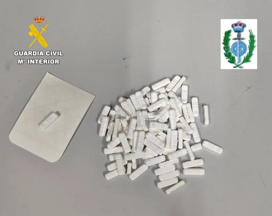 Pastillas decomisadas en Mansilla de las Mulas
