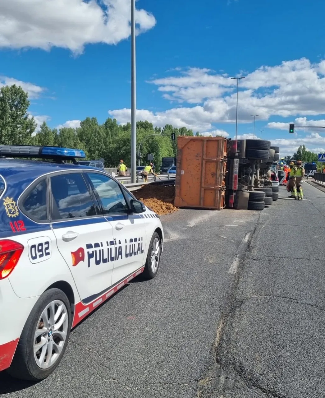 ACCIDENTE DE CAMION EN LEON