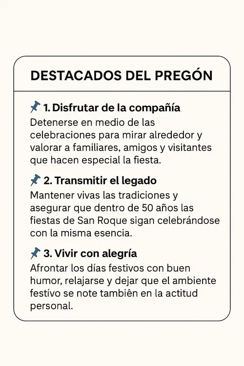 DESTACADOS DEL PREGON