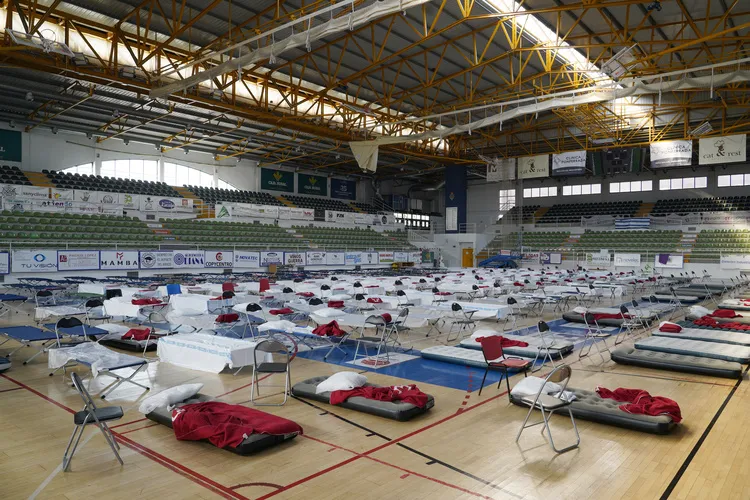 DISPOSITIVO DE LA CRUZ ROJA EN EL LIDIA VALENTIN DE PONFERRADA